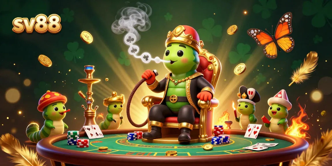 Experience winning moments with sv88 as the caterpillar master leads a dynamic poker scene!