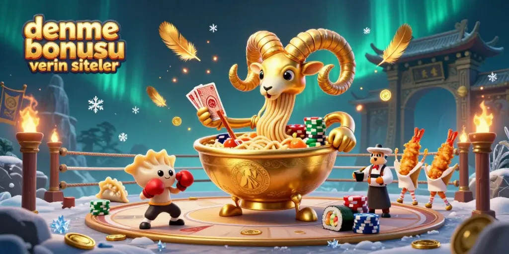 Experience the thrill with deneme bonusu veren siteler in a vibrant casino scene featuring colorful characters and action-packed elements.