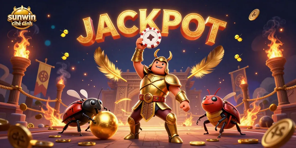 Experience thrilling gameplay with sunwin chính hãng in a vibrant 3D illustration featuring iconic casino elements.